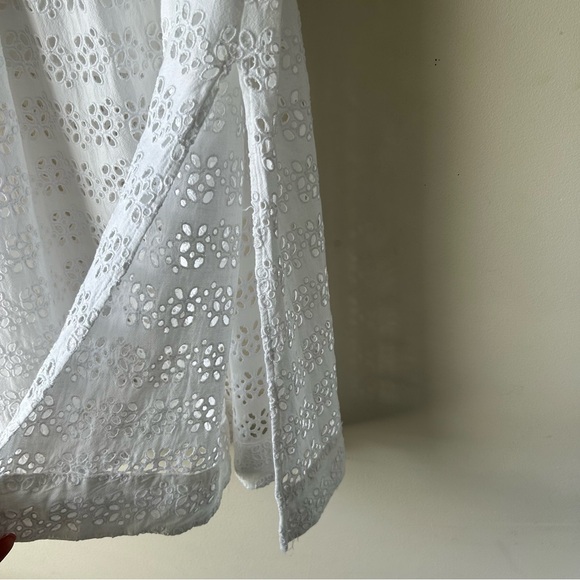 J. Crew Linen-blend Maxi Skirt In Eyelet White 8 - Picture 9 of 9